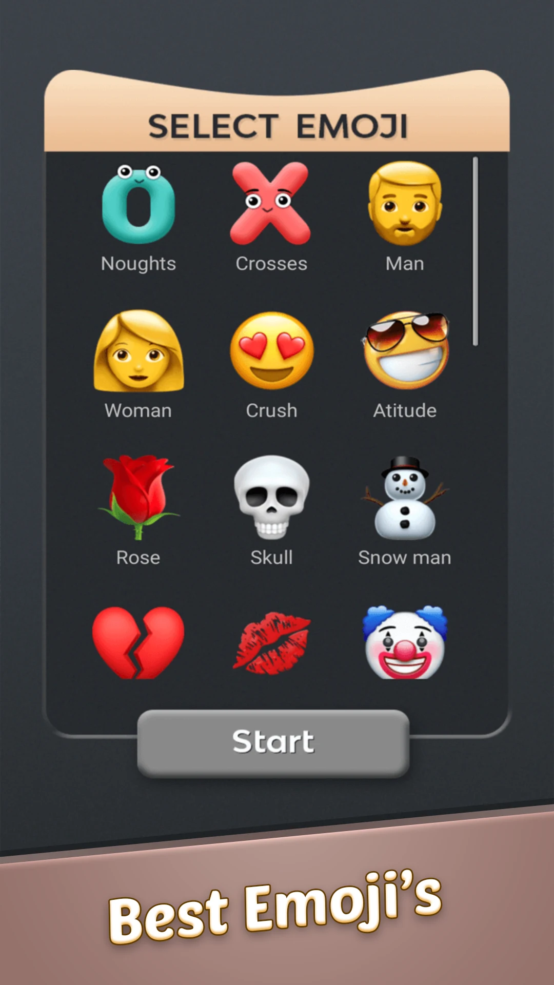 Tic Tac Toe Emoji screenshot